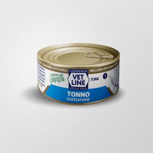 Vet Line Umido Tonno Naturale per Gatti Vetline 70g