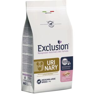 Exclusion Diet Urinary Medium Large Monoproteico Maiale Sorgo e Riso per Cani 12 Kg