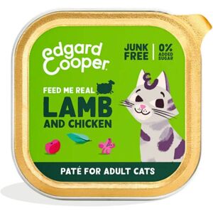 Edgard & Cooper Edgard & Cooper Umido Pate' Agnello e Pollo per Gatti Adulti 85g