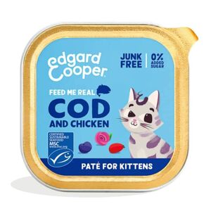 Edgard & Cooper Edgard & Cooper Umido Pate' Merluzzo MSC e Pollo per Gattini 85g