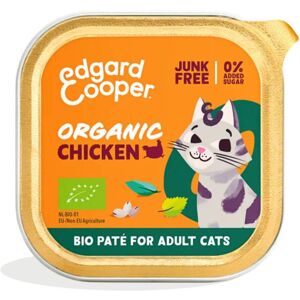 Edgard & Cooper Edgard & Cooper Umido Pate' Pollo Biologico per Gatti Adulti 85g