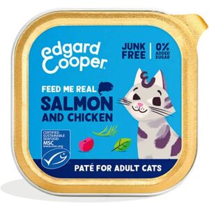 Edgard & Cooper Edgard & Cooper Umido Pate' Salmone e Pollo per Gatti Adulti 85g