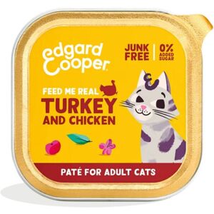 Edgard & Cooper Edgard & Cooper Umido Pate' Tacchino e Pollo per Gatti Adulti 85g