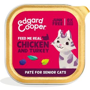 Edgard & Cooper Edgard & Cooper Umido Pate' Pollo e Tacchino per Gatti Senior 85g