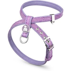 MyFamily Pettorina Saint Tropez in Similpelle Lilla per Cani S (42-48cm)