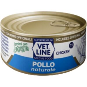 Vet Line Umido Naturale Pollo per Gatti Vetline 70g