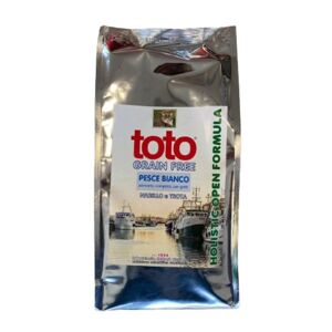 12Kg Toto Holistic Open Formula Pesce Bianco Nasello e Trota Grain Free per Gatti