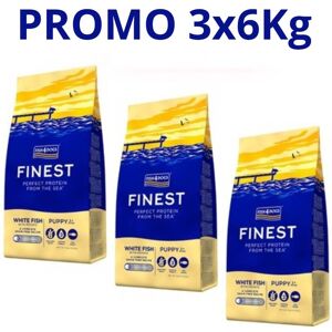 Fish4Dogs Finest Puppy LARGE Pesce Bianco per Cuccioli PROMO 3x6Kg (€ 49,90 A SACCO)