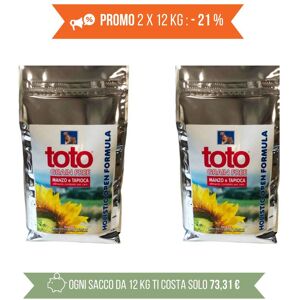 Toto PROMO 2x12Kg Holistic Grain Free Manzo e Tapioca per Cani (€ 73,31 A SACCO)