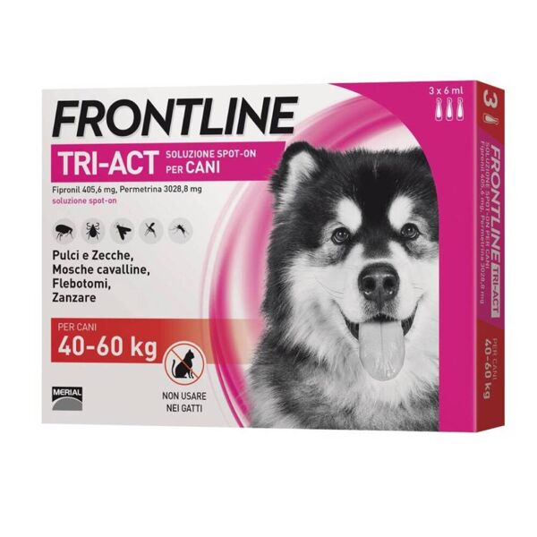 frontline tri-act xl 40-60 kg 3 pipette *prodotto in scadenza al 07-2024*