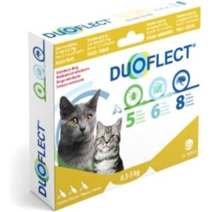 Ceva Duoflect Spot On Antiparassitario Per Gatti Da 0,5-5kg 3 Pipette