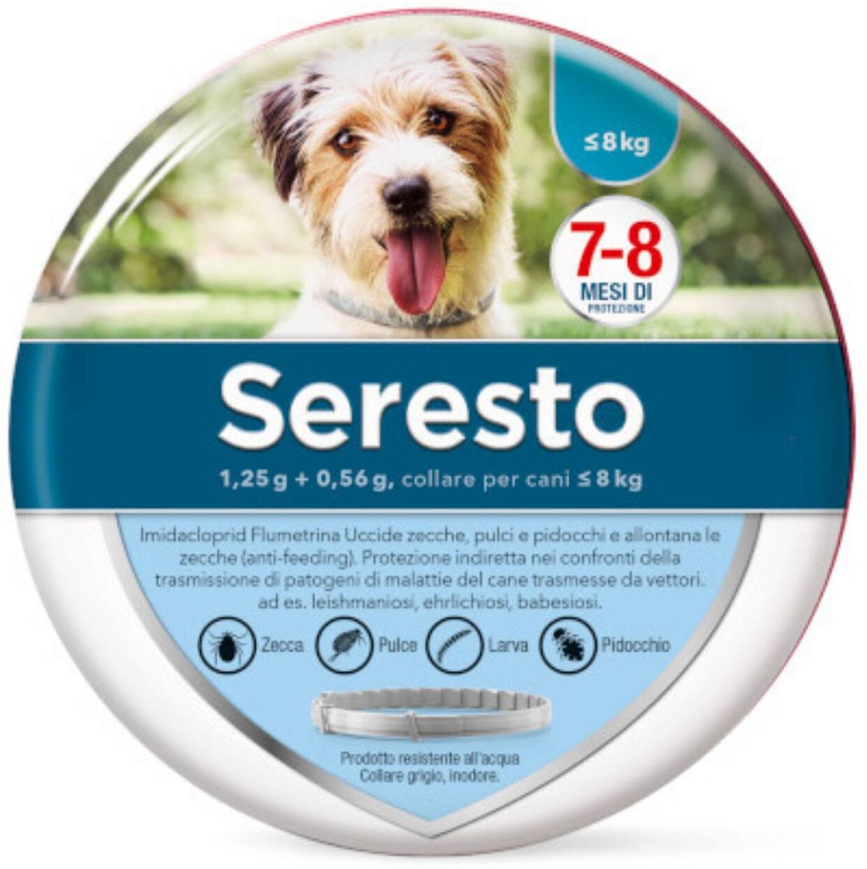 Seresto Collare Antiparassitario per Cani Fino a 8kg