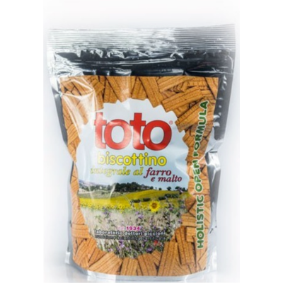 Toto Biscottini Integrali al Farro per Cani Toto Biscottini Integrali al Farro per Cani