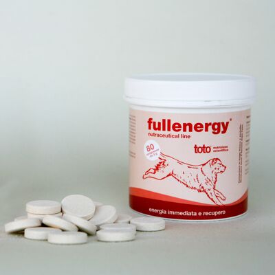 Toto Fullenergy Integratore per Cani 80 Compresse Toto Fullenergy Integratore per Cani 80 Compresse