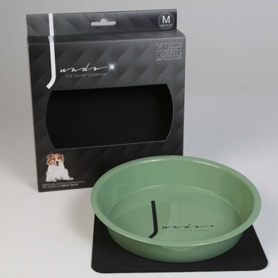 Jundo PROMO FINE SERIE !!! Ciotola per Cani in Alluminio Verde Salvia S 250 ml Jundo PROMO FINE SERIE !!! Ciotola per Cani in Alluminio Verde Salvia S 250 ml