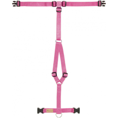 Haqihana Pettorina ad H Pink in Nylon per Cani L Haqihana Pettorina ad H Pink in Nylon per Cani L