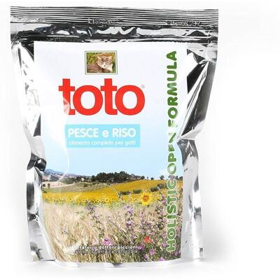 Toto 4 Kg Holistic Open Formula Pesce e Riso per Gatti Toto 4 Kg Holistic Open Formula Pesce e Riso per Gatti