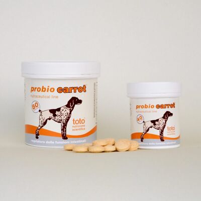 Toto Probio Carrot per Cani 80 Compresse Toto Probio Carrot per Cani 80 Compresse