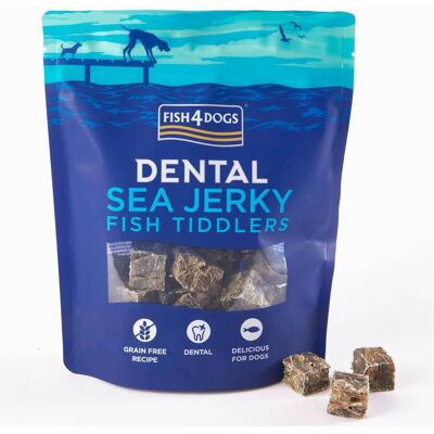 Fish4Dogs Dental Sea Jerky Fish Tiddlers Premi per Cani 115 g Fish4Dogs Dental Sea Jerky Fish Tiddlers Premi per Cani 115 g