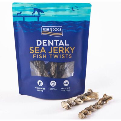 Fish4Dogs Fish Twists - Snack per Cani - Omega 3 - Rimozione del tartaro Fish4Dogs Fish Twists - Snack per Cani - Omega 3 - Rimozione del tartaro