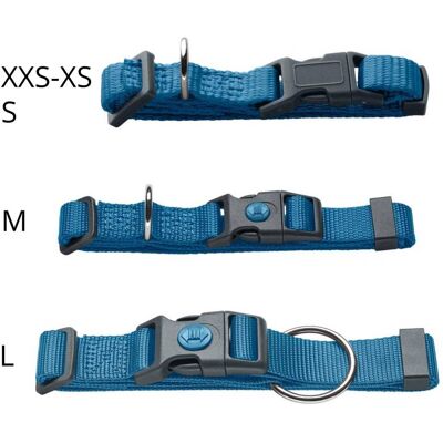 Hunter PROMO FINE SERIE !!! Collare per Cani London VB Azzurro 24-36/S Hunter PROMO FINE SERIE !!! Collare per Cani London VB Azzurro 24-36/S