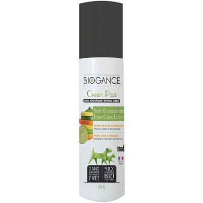Biogance Lozione Zampe Polpastrelli per Cani e Gatti Clean Pads 100 ml Biogance Lozione Zampe Polpastrelli per Cani e Gatti Clean Pads 100 ml