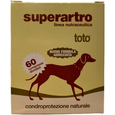 Toto Superartro Integratore per Cani 60 Compresse Toto Superartro Integratore per Cani 60 Compresse