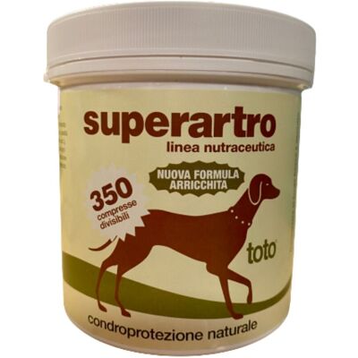 Toto Superartro Integratore per Cani 350 Compresse Toto Superartro Integratore per Cani 350 Compresse