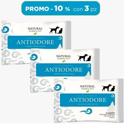 Derbe Natural Derma Pet by Salviettine Antiodore per Cani Gatti e Cuccioli 3 Pz Derbe Natural Derma Pet by Salviettine Antiodore per Cani Gatti e Cuccioli 3 Pz