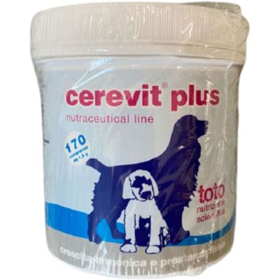 Toto Cerevit Plus Integratore per Cani Linea Nutraceutica 170 compresse Toto Cerevit Plus Integratore per Cani Linea Nutraceutica 170 compresse