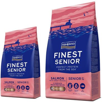 FISH4DOGS Miglior Salmone in Granuli per Piccoli Cani - Senza Cereali FISH4DOGS Miglior Salmone in Granuli per Piccoli Cani - Senza Cereali