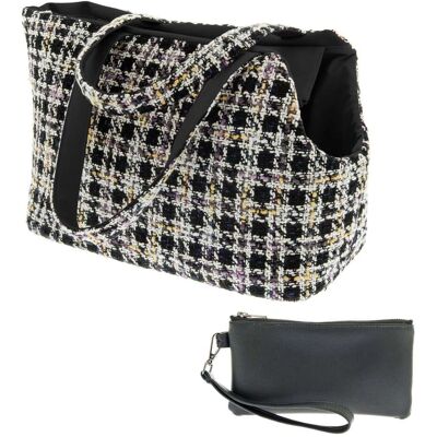 Ferribiella Borsa Trasporto per Cani - Amelie, Poliestere, Nero - Borsa da Trasporto per Cani Ferribiella Borsa Trasporto per Cani - Amelie, Poliestere, Nero - Borsa da Trasporto per Cani