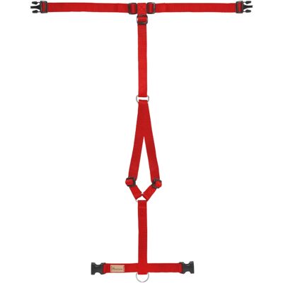 Haqihana Pettorina ad H Rosso in Nylon per Cani XS (torace 40-55cm) Haqihana Pettorina ad H Rosso in Nylon per Cani XS (torace 40-55cm)