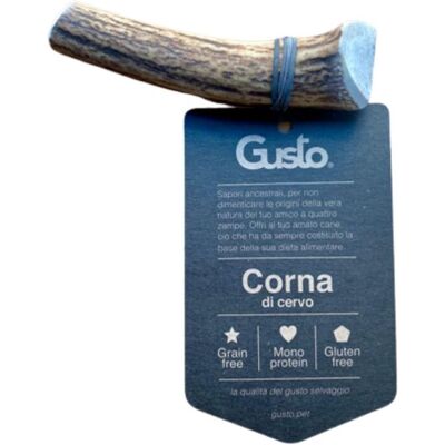 Gusto Pet Food - Corna di Cervo Intere - S - 50-79g - Masticabile per cani Gusto Pet Food - Corna di Cervo Intere - S - 50-79g - Masticabile per cani