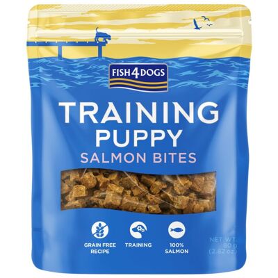 Fish4Dogs Bocconi di Salmone 80g - Snack per cani Fish4Dogs Bocconi di Salmone 80g - Snack per cani