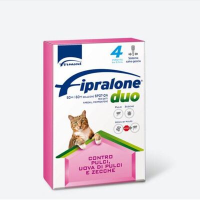 Fipralone Duo - Gatti Spot-On 4x0,5ml - Ectoparassiticida Fipralone Duo - Gatti Spot-On 4x0,5ml - Ectoparassiticida