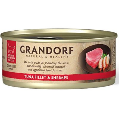 Grandorf - Filetti di Tonno e Gamberetti - 70 g Grandorf - Filetti di Tonno e Gamberetti - 70 g