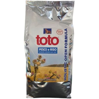 Toto 1,5 Kg Holistic Open Formula Pesce e Riso MINI SIZE per Cani Toto 1,5 Kg Holistic Open Formula Pesce e Riso MINI SIZE per Cani