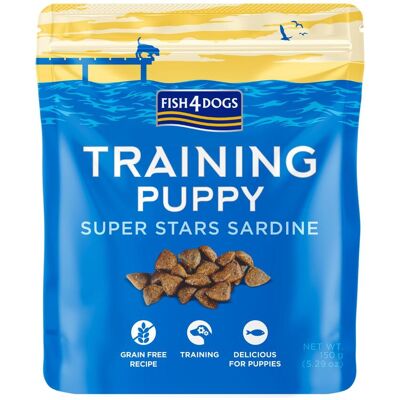 Fish4Dogs Snack Training Puppy Superstars Sardine 150 g Fish4Dogs Snack Training Puppy Superstars Sardine 150 g