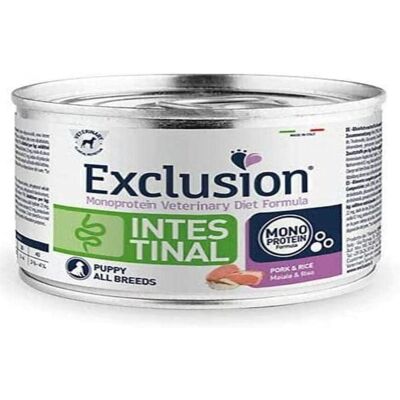 Exclusion Diet Intestinal Puppy All Breeds Maiale e Riso Alimento Umido Monoproteico per Cuccioli 200 gr Exclusion Diet Intestinal Puppy All Breeds Maiale e Riso Alimento Umido Monoproteico per Cuccioli 200 gr