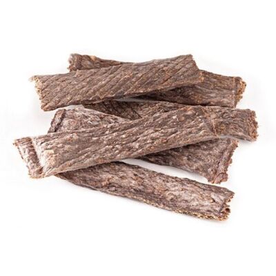 Gusto Strisce di Carne Essiccata di Capra 100 g Snack per Cani Gusto Strisce di Carne Essiccata di Capra 100 g Snack per Cani