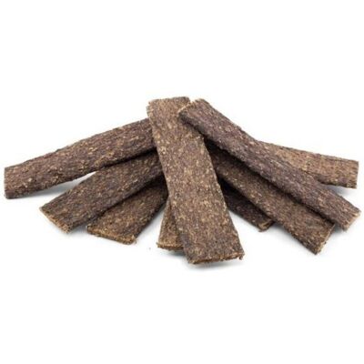 Gusto Strisce di Carne Essiccata di Cervo Snack per Cani 100 g Gusto Strisce di Carne Essiccata di Cervo Snack per Cani 100 g