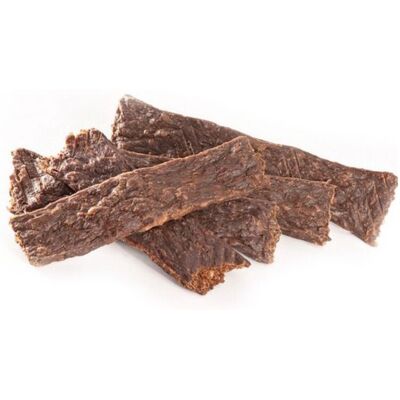 Gusto Strisce di Carne Essiccata di Cinghiale Snack per Cani 100 g Gusto Strisce di Carne Essiccata di Cinghiale Snack per Cani 100 g
