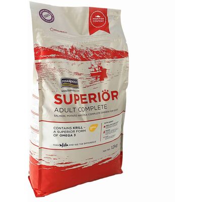 Fish4Dogs Superior Adult Salmone Regular 12 kg per Cani Adulti di Media Grande Taglia Fish4Dogs Superior Adult Salmone Regular 12 kg per Cani Adulti di Media Grande Taglia