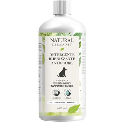 Derbe Natural Derma Pet By Detergente Igienizzante Antiodore Lavatrice 600 ml Derbe Natural Derma Pet By Detergente Igienizzante Antiodore Lavatrice 600 ml