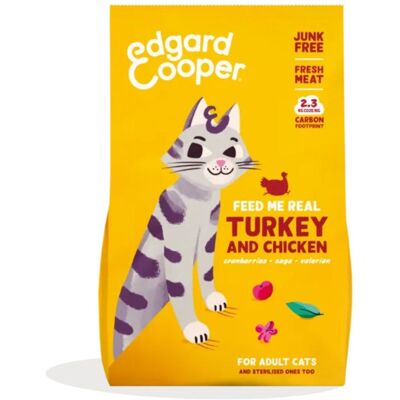 Cibo per gatti senza cereali Edgard & Cooper - Tacchino e Pollo Cibo per gatti senza cereali Edgard & Cooper - Tacchino e Pollo
