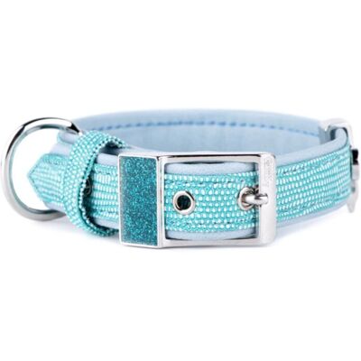 MyFamily Collare per Cani in Similpelle Turchese Saint Tropez S (27-31cm) MyFamily Collare per Cani in Similpelle Turchese Saint Tropez S (27-31cm)