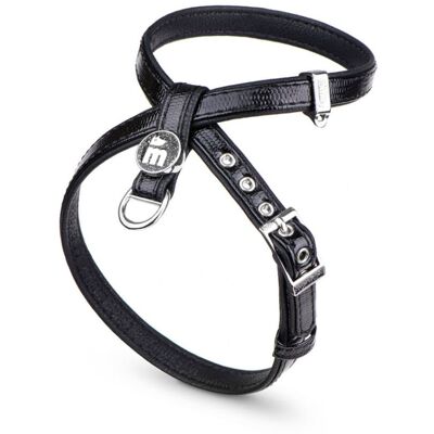 MyFamily Pettorina in Similpelle per Cani Nera Saint Tropez XS (38-44cm) MyFamily Pettorina in Similpelle per Cani Nera Saint Tropez XS (38-44cm)