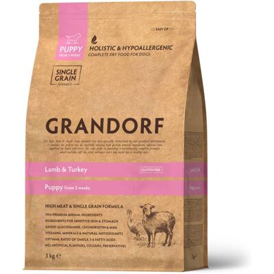 Grandorf Cibo per Cuccioli Agnello & Tacchino 3kg Grandorf Cibo per Cuccioli Agnello & Tacchino 3kg