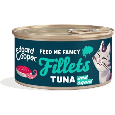 Cibo per gatti Edgard & Cooper Tonno e Calamari - 70g Cibo per gatti Edgard & Cooper Tonno e Calamari - 70g